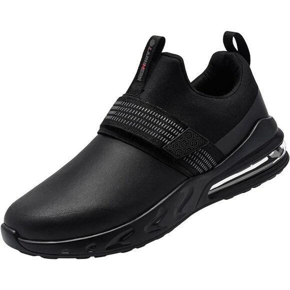 Larnmern Other - Larnmern Mens Non-Slip Waterproof Air Cushion Work Sneakers Shoes Black Size 15